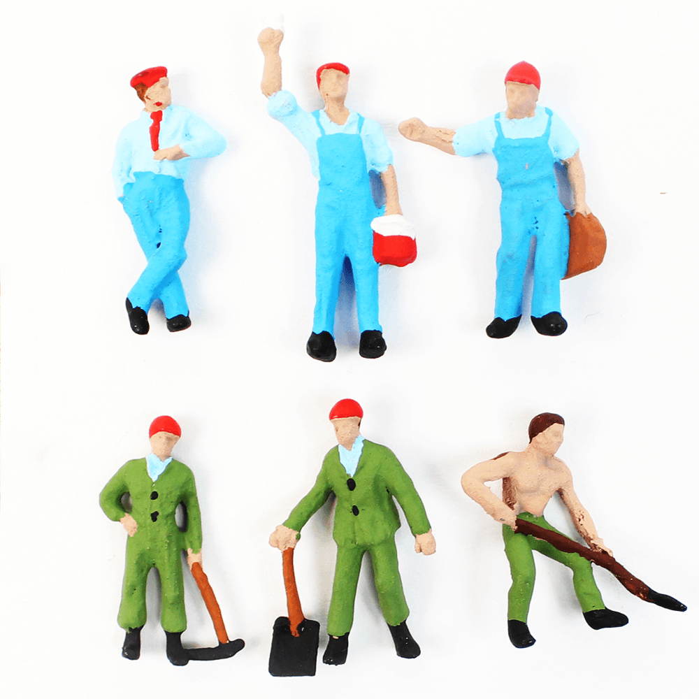Figuras Para Maquetes 1/100 610 Minitec 06 Peças